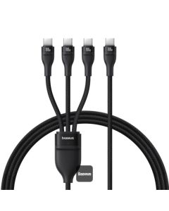 Кабел Baseus Flash Series Type-C към 3x USB-C, 100W, 1.5м P10377503111-00 - черен