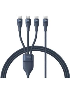 Кабел Baseus Flash Series Type-C към 3x USB-C, 100W, 1.5м  P10377503321-00 - син