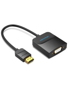 Преходник Vention HDMI M - VGA F с кабел 15см