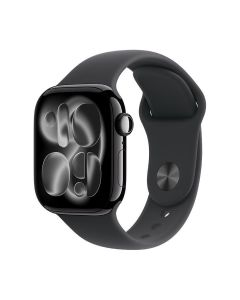 Смарт часовник Apple Watch S11 GPS 42mm Jet Black Aluminium Case with Black Sport Band - S/M