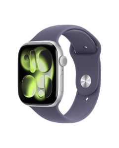 Смарт часовник Apple Watch S11 GPS 46mm Silver Aluminium Case with Purple Fog Sport Band - M/L
