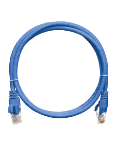 Пач кабел UTP Cat5e CCA - 0.5м, син