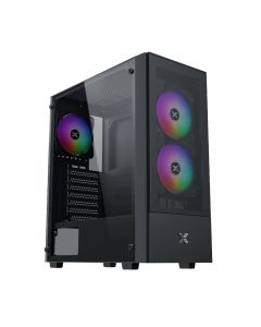 Xigmatek кутия Case ATX - Hero II Air 3F - RGB, Tempered Glass