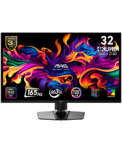MSI MAG 322UP, 31.5" 165Hz, UHD (3840x2160) 16:9, QD-OLED, 0.03ms, 250nits, 1x DP, 2x HDMI, 1xType-C, 1x Headphone out