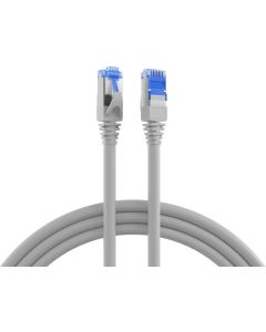 INFRALAN Patch cable Cat.6a S-FTP, grey, 5 m