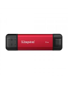 Флаш памет Kingston Dual USB-A-C Portable SSD 1TB - Black-Red