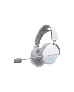 ASUS ROG Pelta White, геймърски, Bluetooth, Aura Sync RGB, USB C, 2.4 GHz, бял