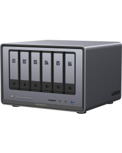 6-Bay Diskless i5-1235U 8GB DDR5 RAM 128GB System Drive, 10GbE*2 HDMI 8K 60Hz TBT4*2, без дискове, DXP6800pro