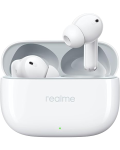 REALME Buds T300, Bluetooth 5.3, 10м обхват, 30dB, IP55, бял