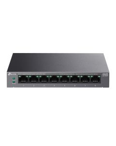 Switch TP-LINK LS108GP, 8 гигабитни порта PoE+, метален, desktop