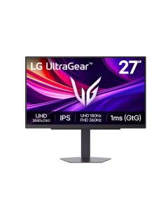 LG 27G810A-B, UltraGear 27" 4K IPS, 1ms (GtG), 400cd-m2, UHD 3840x2160, 180Hz, Черен