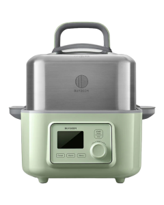 BUYDEEM Multi function Digital Food Steamer, model G564, color Cozy Greenish, EU