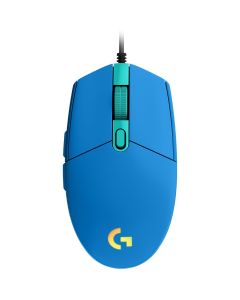 LOGITECH G203 LIGHTSYNC Corded Gaming Mouse - Синя - USB