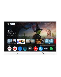 Sharp 65JP7265E, 65\" QLED Mini led Google TV, 4K Ultra HD 3840x2160 Frameless, AQUOS, Google Assistant, Wi-Fi