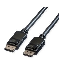 Roline 11.04.5986, DP M - DP M, 4K, DisplayPort v1.2, 10m, черен