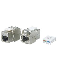 Conneu Cat 5E FTP keystone jacks, 180d, 12 броя