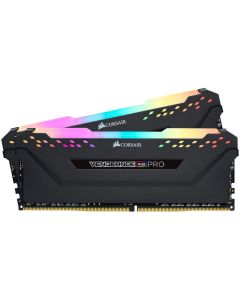 Оперативна памет Corsair Vengeance RGB PRO 32GB (2x16GB) DDR4 3200 MHz CL16 DIMM, dual‑channel комплект с RGB осветление