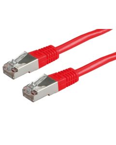 Пач кабел FTP Cat.5e CU 0.5м Червен