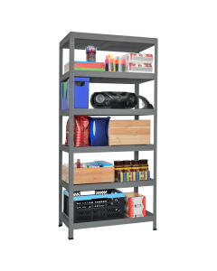 Метален стелаж HARD 180x100x40 см, до 130 кг на рафт  - сив