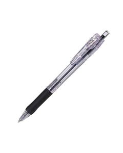 Zebra Химикалка Tapli Clip, 0.5 mm, прозрачна, черна