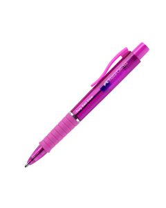 Faber-Castell Химикалка Poly Ball View, Electric Fuchsia