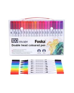 Foska Маркер-четка Brush Pen, 100 цвята