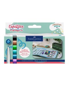 Faber-Castell Маркер Creative Haven, объл, 1.5 mm, 6 цвята