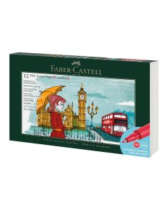 Faber-Castell Маркер Pitt Artist - London, 12 броя