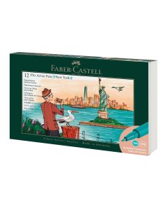 Faber-Castell Маркер Pitt Artist - New York, 12 броя