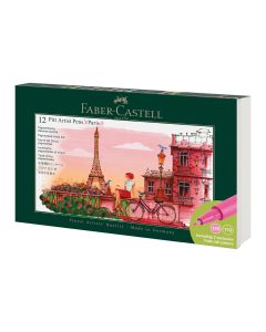 Faber-Castell Маркер Pitt Artist - Paris, 12 броя