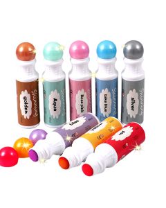 Foska Флумастери Bright Washable Dot, 8 цвята
