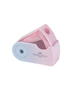 Faber-Castell Острилка Flow, единична, с ръкав, мини, асорти