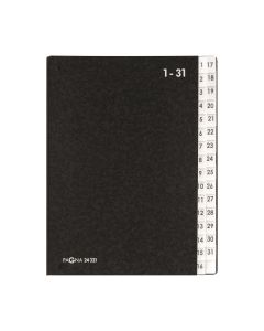 Durable Папка Classic, картонена, с 31 разделителя, черна