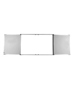 Office 1 Система бяла дъска Wings, магнитна, с 2 крила, за дисплей 75''