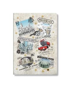 Paperblanks Тетрадка The Wizarding World, A4, на квадратчета, 40 листа