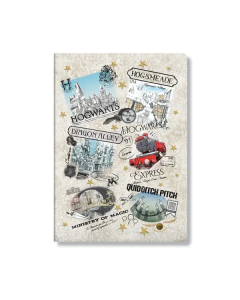 Paperblanks Тетрадка The Wizarding World, A5, на квадратчета, 40 листа
