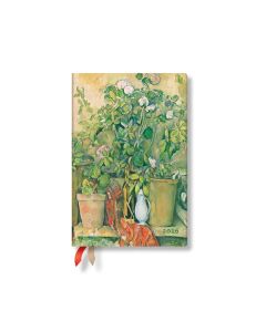 Paperblanks Планер Cezanne's Terracotta, Mini, хоризонтален, твърда корица, 80 листа, за 2026 година