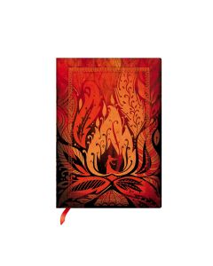 Paperblanks Тефтер Carrie, Midi, широки редове, твърда корица, 72 листа