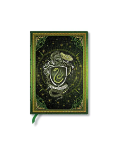 Paperblanks Тефтер Slytherin, Midi, широки редове, твърда корица, 72 листа