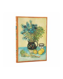 Paperblanks Тефтер Van Gogh's Still Life, Midi, широки редове, твърда корица, 72 листа