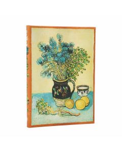 Paperblanks Тефтер Van Gogh's Still Life, Ultra, широки редове, твърда корица, 72 листа