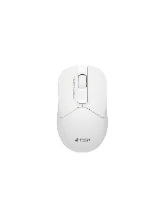 A4Tech Fstyler FG12S, безжична, безшумна, 3 бутона, AA, бяла