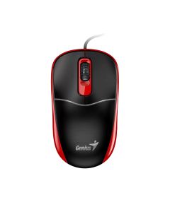 Genius DX-111, с кабел, USB Type-A, 3 бутона, червена