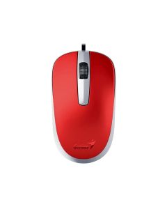 Genius DX-120, с кабел, USB Type-A, 3 бутона, червена