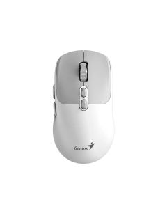 Genius NX-8080S, Bluetooth/USB, 7 бутона, 1600DPI, AA, бяло-сив