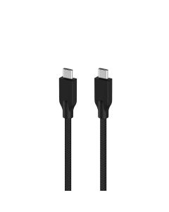 Кабел за бързо зареждане Genius ACC-C2CC, USB Type-C към USB Type-C, 100 cm, черен