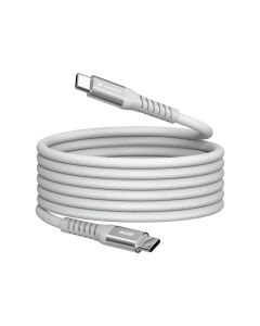 Verbatim Sync & Charge, магнитен, USB Type-C към USB Type-C, 60 W, 120 cm, сив