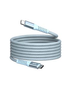Verbatim Sync & Charge, магнитен, USB Type-C към USB Type-C, 60 W, 120 cm, син