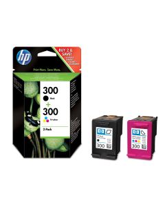 Оригинална глава HP COMBO PACK CN637EE, No300, 165 страници-5%, Black + Color