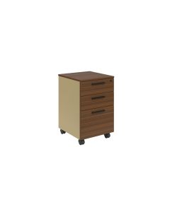 Контейнер за Бюро RFG Elmaz, 400 x 420 x 620 mm, ПДЧ, австралийски дъб и сиво